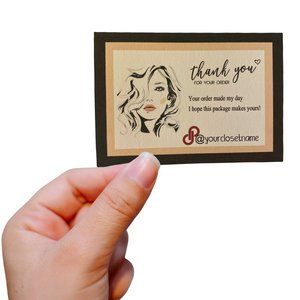 Small Business Thank You For Your Order Insert Cards